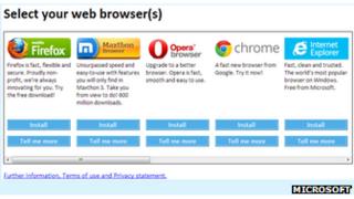 Выбор веб-браузера