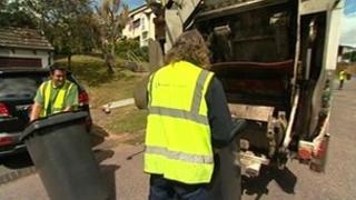 Exeter bin collectors