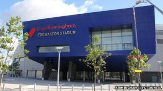 Artists impression of City of Birmingham Edgbaston stadium