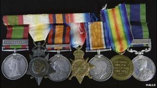 Robert Walmsley's medals