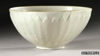 Rare Chinese bowl bought for $3 sells for $2.2m at a Sotheby's auction in New York