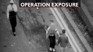 CCTV footage from Operation Exposure