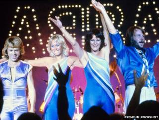 Abba on stage in the US in 1979