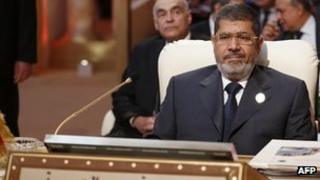 Egyptian President Mohammed Morsi