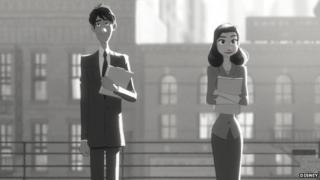 Press release shot from Disney's Paperman
