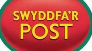 Arwydd Swyddfa'r Post