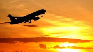 Plane taking off