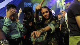 Fans at Radio 1's Hackney Weekend 2012