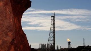 Woodside operated North West Shelf Venture on the Burrup Peninsula in the north of Western Australia