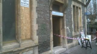 Vandals cause damage at the Fishponds Conservative Club