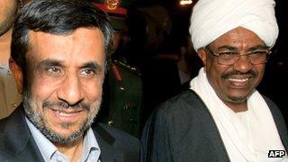 2011 - Ahmadinejad on a visit to Khatroum, Sudan