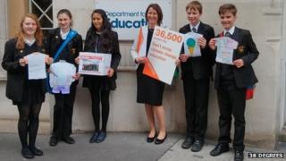 Climate petition at DfE