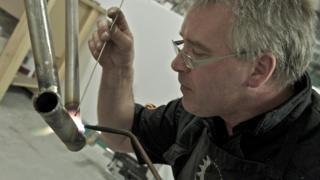 Peter Bird at work in Shropshire