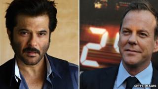 Anil Kapoor and Kiefer Sutherland