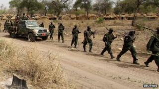 South Sudanese soldiers (file photo)