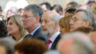 The ordination was attended by many political figures, including the UUP's Mike Nesbitt and Alliance's David Ford. NI Secretary of State Theresa Villiers was also present.