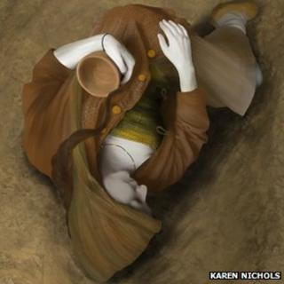 Copper Age woman buried with beaker
