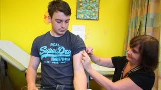 Measles vaccination