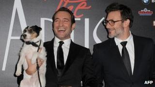 Stars of French hit movie The Artist