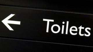 Toilets sign