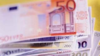 Pile of euros