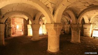 Oxford Castle crypt