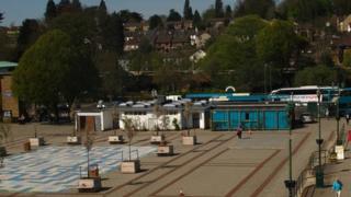 Hemel Hempstead bus station and market