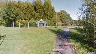 Play area off Harrowden in Bradville, Milton Keynes