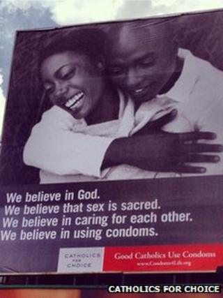 Catholics for Choice condom advert