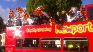 Bus parade