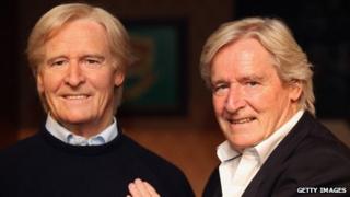 Ken Barlow with the waxwork