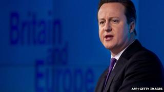 Премьер-министр Дэвид Кэмерон выступает с долгожданной речью об отношениях Великобритании с ЕС