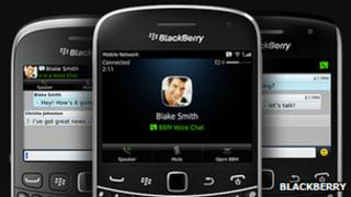 BBM на телефонах Blackberry