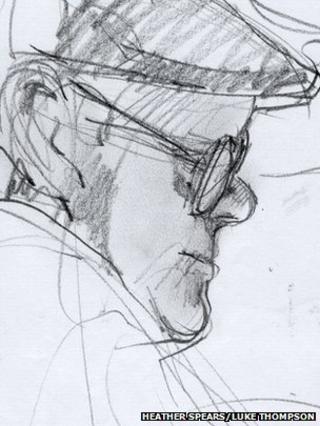 A drawing of Jack Clemo by Heather Spears