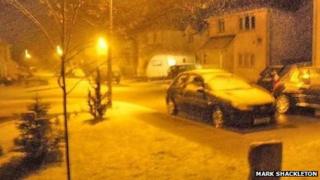 Snow in Princetown