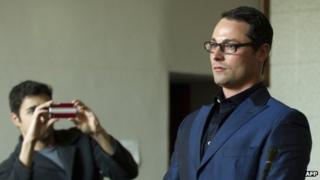 Carl Pistorius, brother of South African star sprinter Oscar Pistorius, appears in court on 21 May 2013 at the Vanderbijlpark Magistrate's Court in Johannesburg