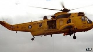 RAF Valley helicopter