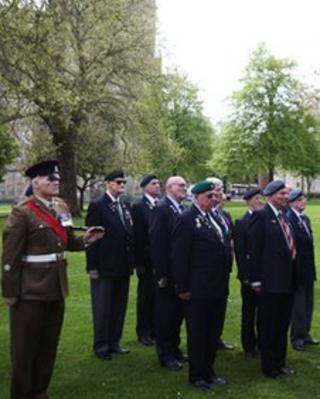 york veterans duke joins kohima memorial ceremonies surviving families caption met their