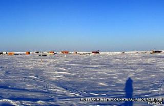 Russian research station North Pole 40 (image: Russian environment ministry)