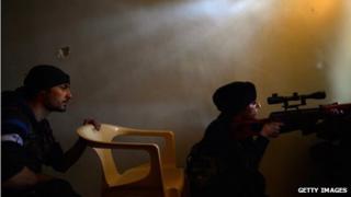 Rebels in Syria