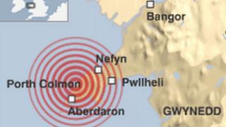 Map of tremor