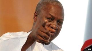 Ghana's President John Dramani Mahama