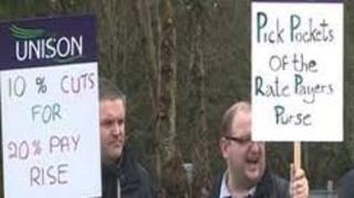 Protestio Cyngor Caerffili