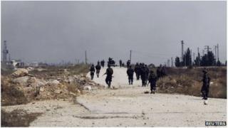 Pro-Assad forces near Qusair, Syria (1 June 2013)