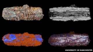Images of the iron bead
