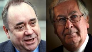 Alex Salmond and Mervyn King