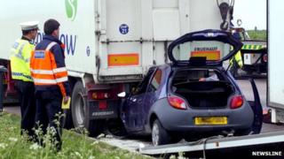 Crash scene