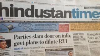 Screenshot of Hindustan Times