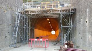 North side of Beaminster Tunnel