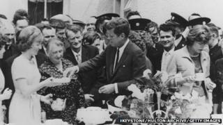 US President John F Kennedy